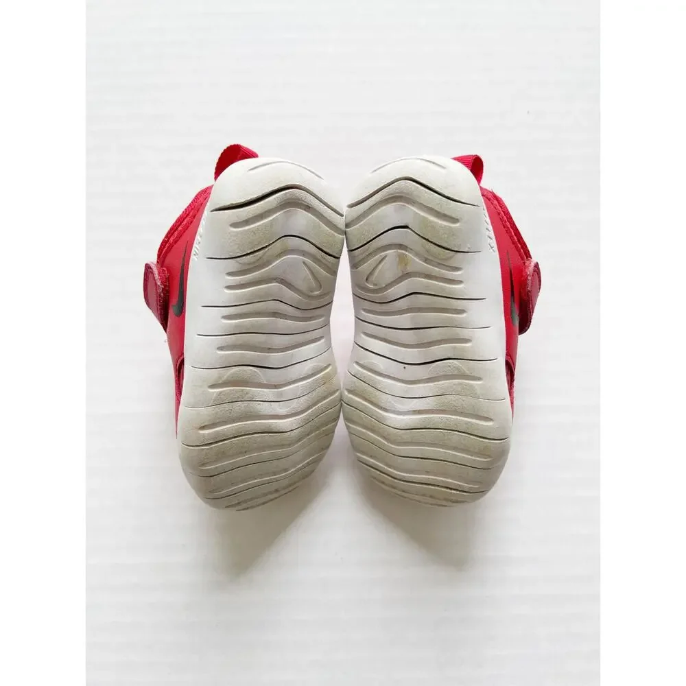 Nike Red Flex Contact 3 Sneakers Size 3c